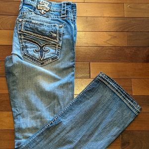 Rock Revival Mens Destin Bootcut Jeans 